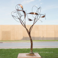 Garden decoration metal tree sculpture